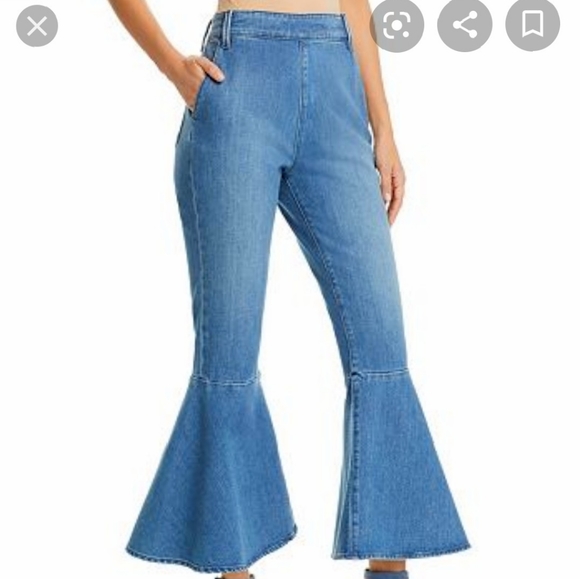 NWT Frame Denim Flounce jeans in color "Copeland" - Picture 2 of 9